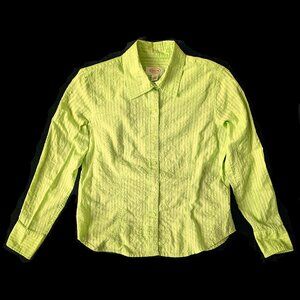 Talbots Petite Small Button Up Top EUC